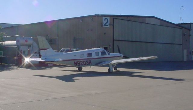 Piper Saratoga/Lance (N9203R) - Parked on ramp...