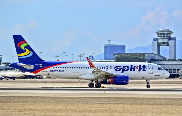 Airbus A320 (N620NK) - N620NK Spirit Airlines Airbus A320-232 - cn 5624br /First Flight May 7, 2013br /br /McCarran International Airport (KLAS)br /Las Vegas, Nevadabr /TDelCorobr /July 12, 2013