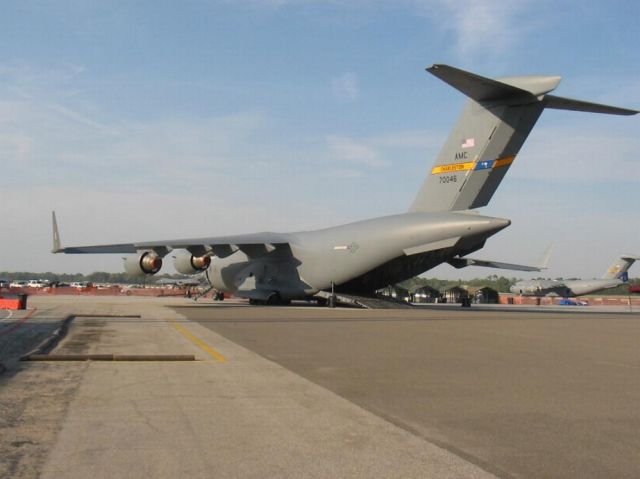 Boeing Globemaster III (N70046) - 2 days to the AirExpo...  Registration is 70046 w/out N