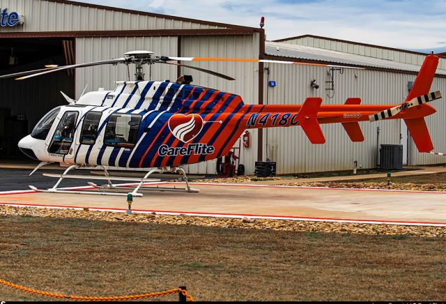 Bell 407 (N418CF) - New Medivac in Burnet County, TX 