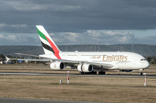 Airbus A380-800 (A6-EDM) -  A380-861 cn 042. Emirates A6-EDM YPPH 15 April 2023