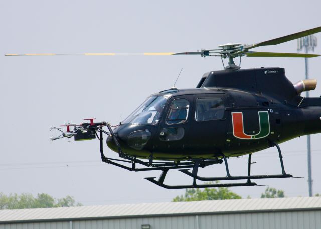 Eurocopter AS-350 AStar (N350UM) - At Metro Aviation. Please leave a comment if you know what the array of pitot tube looking things are on the front of this aircraft?