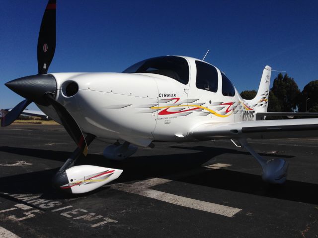 Cirrus SR-22 (N321SE) - Tarmac in Palo Alto California - Pilot, Brad Marlin 