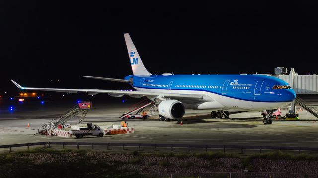 Airbus A330-200 (PH-AOA) - Freshly painted parked at G1