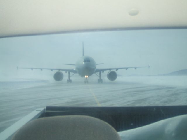 GAF1023 — - Airbus 310 Taxiing on the ramp at Goose Airport NL. March 13/09