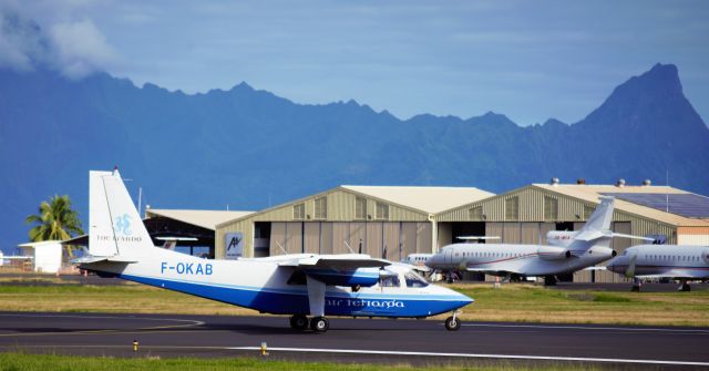 ROMAERO Turbine Islander (F-OKAB)