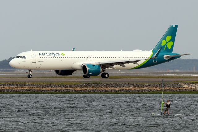 Airbus A321 (EI-LRB) - 'Shamrock 13 Kilo' departing back to Dublin  (6/2)
