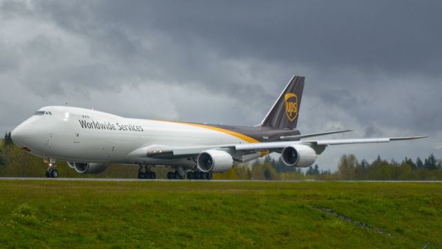 N633UP — - The last 747-8F for UPS departing Paine Field for delivery