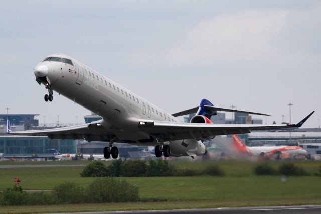 Canadair Regional Jet CRJ-900 (EI-FPS) - SK2548 on the way back to Stockholm 
