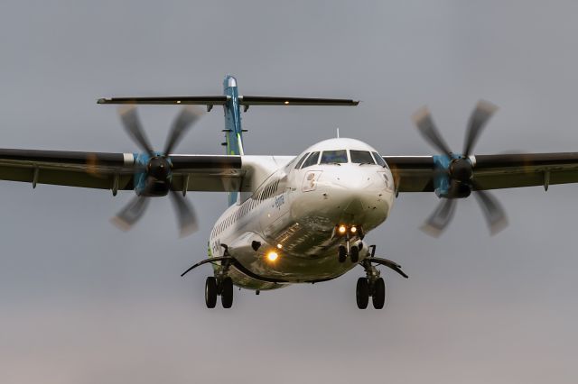 Aerospatiale ATR-72-600 (G-CMJM) - 12th May, 2024: View of Aer Lingus flight EI 3638 from Belfast on short finals to runway 15 at Birmingham International Airport from the viewing area at Sheldon Country Park. 