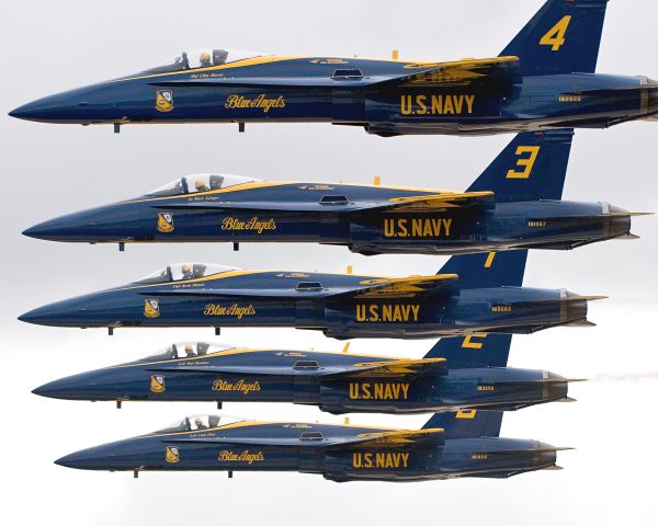 — — - Blue Angels Stacked