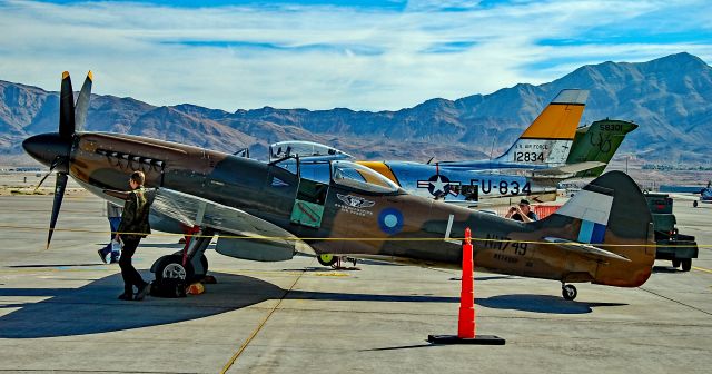 SUPERMARINE Spitfire (N749DP) - N749DP NH749/L 1945 Supermarine Spitfire XIV C/N 6S/583887 - Commemorative Air Forcebr /br /Las Vegas - Nellis AFB (LSV / KLSV)br /Aviation Nation 2016 Air Showbr /USA - Nevada, November 12, 2016br /Photo: TDelCoro