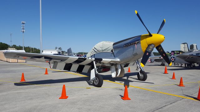 North American P-51 Mustang — - MYR Airshow 2018