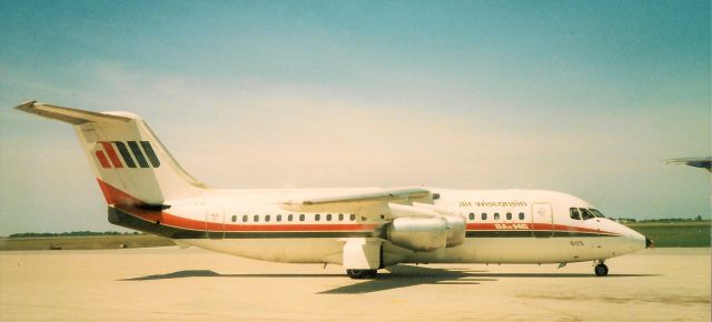 British Aerospace BAe-146-200 (N605AW) - ATW- Sometime in the mid 1980s.