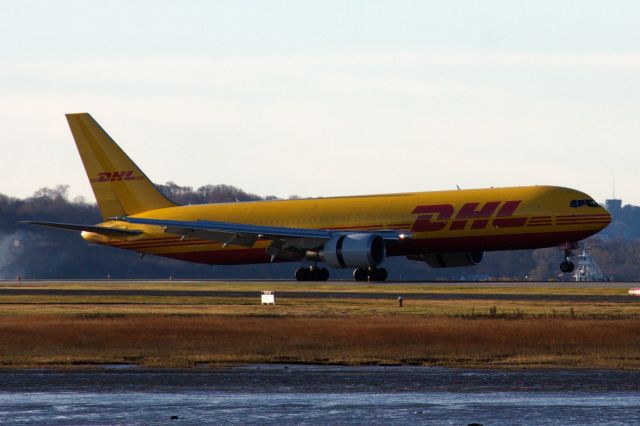 BOEING 767-300 (N276DH) - DHL (Kalitta Air) arriving to BOS on 12/7/21.