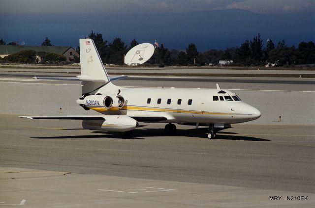 Lockheed Jetstar 2 (N210EK) - KMRY - L-1329 JetStar 731 rolling to the runway for departure.