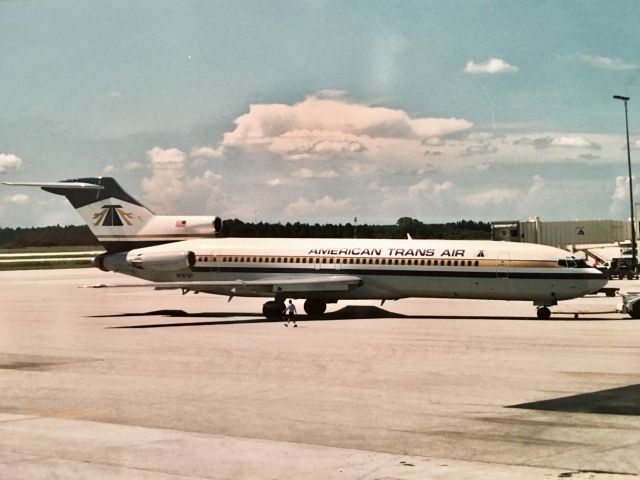 BOEING 727-200 (N767AT) - ATA 727 at Fort Myers.  Taken during the mid 1990s.