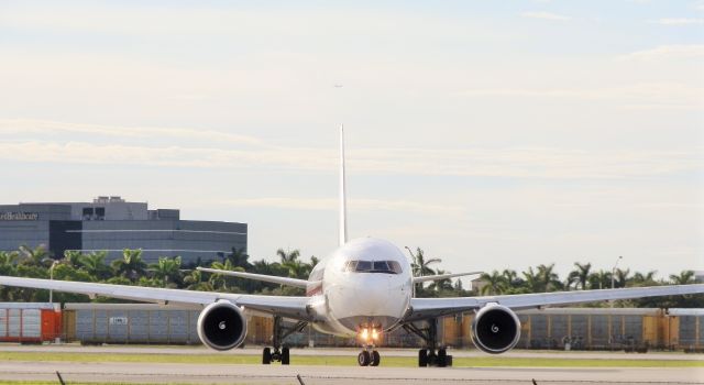 BOEING 767-300 (N363CM) - Find the "Little Missing Plane!"Hint"Look slightly above the aircraft tail!