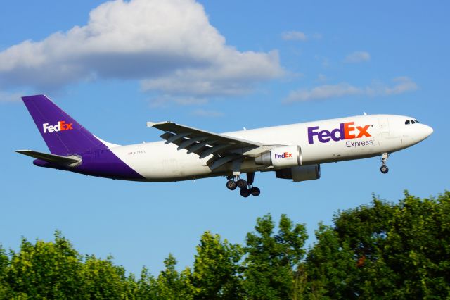 N743FD — - Hot but clear Saturday with nice cumulus backdrop. 
