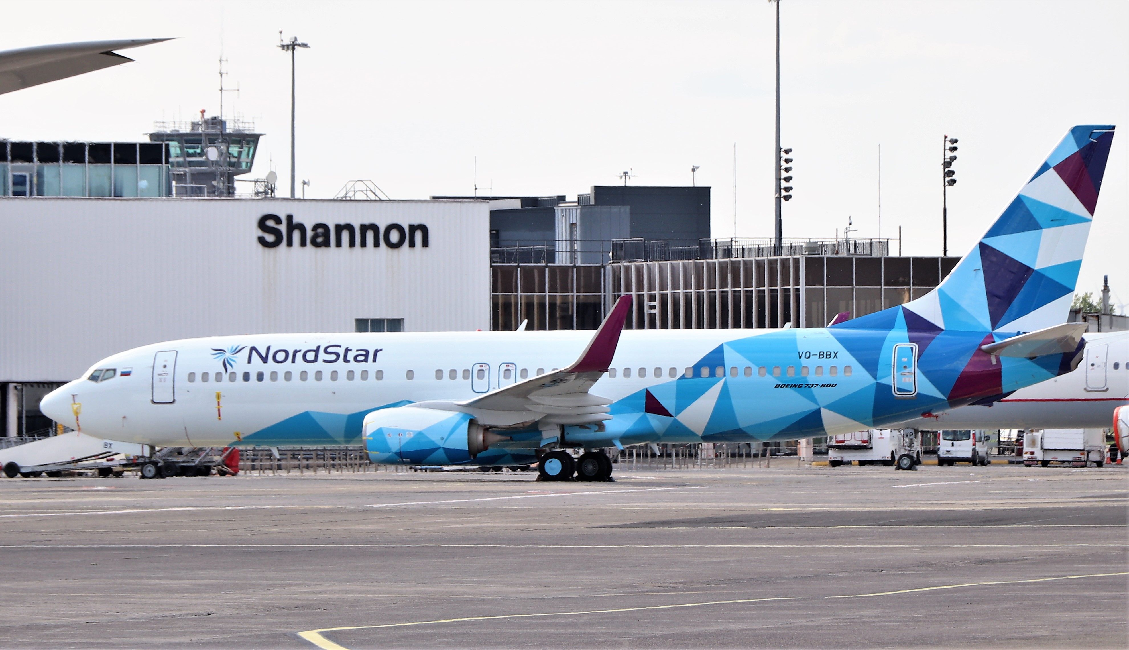 Boeing 737-800 (VQ-BBX) - nordstar b737-8jp vq-bbx at shannon 9/5/20.