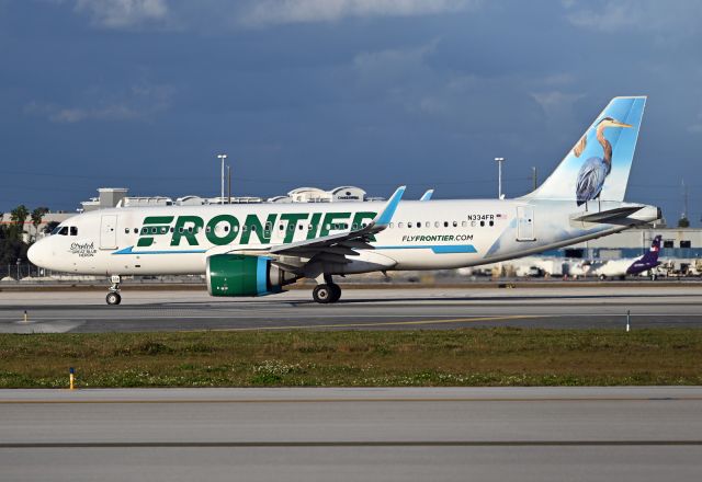 Airbus A320neo (N334FR)