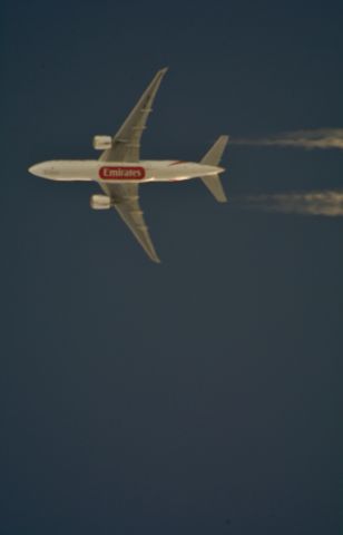 Boeing 777-200 — - UAE-222  KDFW to OMDB/DXB over KCLE 33,000 ft.