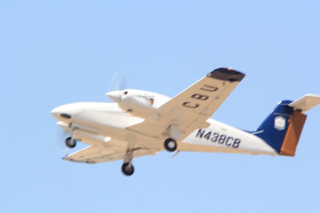 N438C8 — - CAL BAPTIST UNIVERSITY plane taking off from Riverside Muni Airport, Riverside, CA