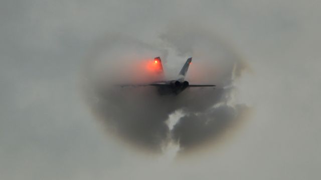 McDonnell Douglas FA-18 Hornet (16-5913) - One of the best timed shots Ive ever taken, this Rhino is just finishing the high speed pass.