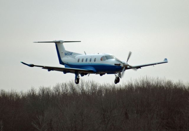 Pilatus PC-12 (N493AF) - Pilatus PC-12/47E arriving at CYPQ from KBED on March 2, 2017. This was flight CNS207