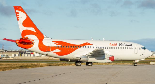 Boeing 737-200 (C-GAIG) - Air Inuit 732 waits on the ramp between missions