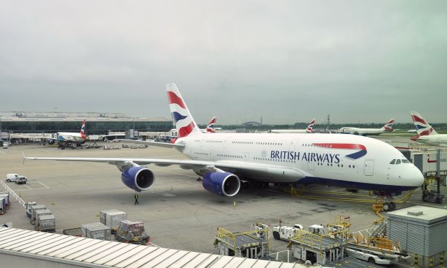 Airbus A380-800 (G-XLEF) - British Airways Airbus A380-841 G-XLEF in London Heathrow 