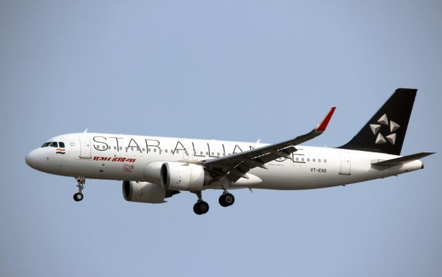 Airbus A320 (VT-EXO) - Air India - Star Alliance Livery