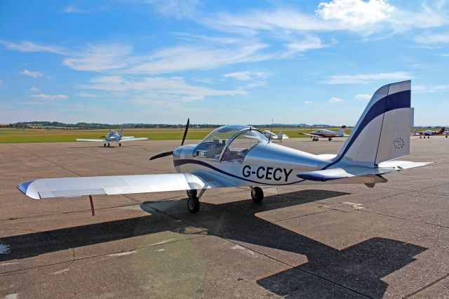 G-CECY — - What is the Aircraft Type code for an Evektor-Aerotechnik EV-97 Eurostar?