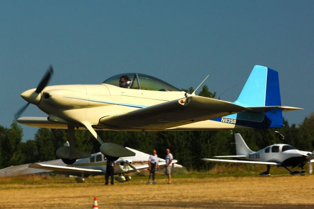 Vans RV-4 (N83SB) - Vans RV4 departing Starks Twin Oaks Airparkbr /Hillsboro, Oregon. 7-7-12