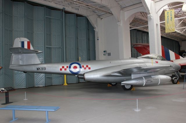 WK991 — - Displayed in Duxford Air Museum. First photo of WK991 in database.