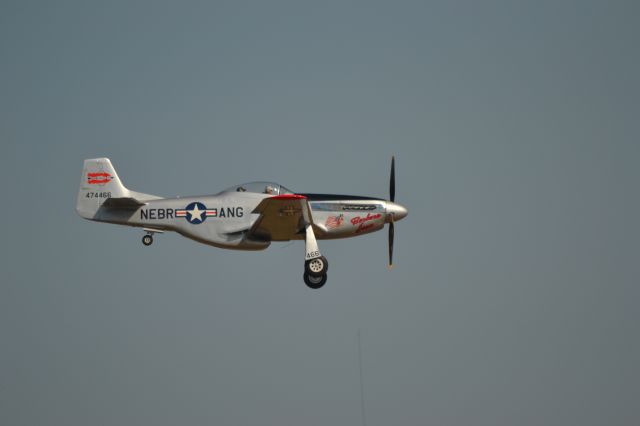 North American P-51 Mustang (SAI10607) - Landing KFSD 7-20-12