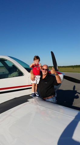 Beechcraft 35 Bonanza (N202E) - First flight with Pops.