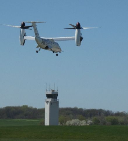 Bell BA-609 (N609PA) - Shortly after departure from the Leonardo Helo Facility is this 2016 AgustaWestland Tiltrotor Rotorcraft AW609 from the Spring of 2021.