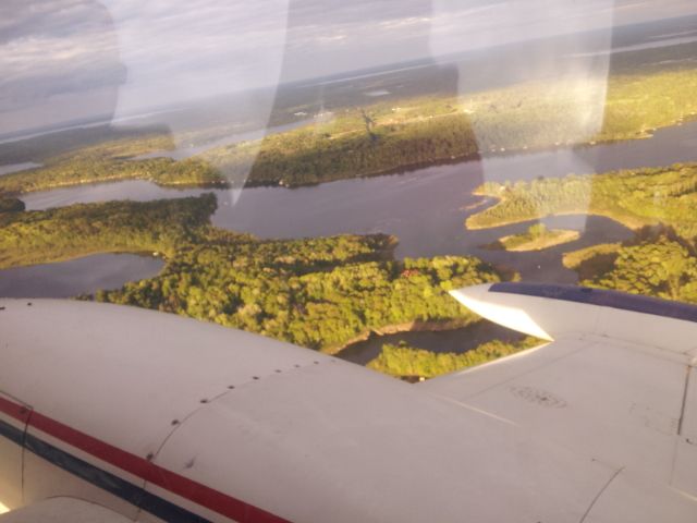 Cessna 310 (N2282F) - A nice Northern Minnesota evening