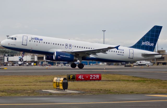 Airbus A320 (N554JB) - Sacre Bleu!