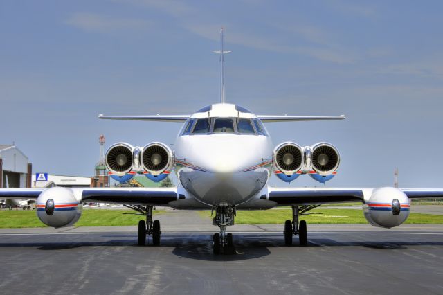 Lockheed Jetstar 2 (N77C) - N77C, an L29B/L, parked on the Alliance Aviation Ramp at the Lancaster Airport (LNS) in Lititz, PA.