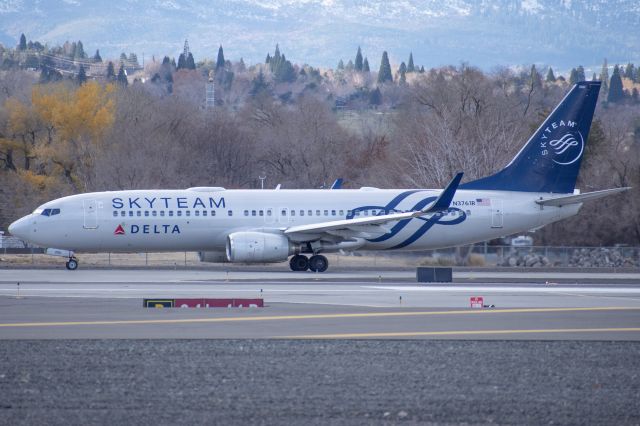 Boeing 737-800 (N3761R) - DAL1569 - RNO to SLC - 25 Nov, 2020