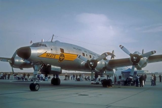 Lockheed EC-121 Constellation (N494TW) - Lockbeed VC-121A MATS Constellation N494TW at the Edwards Air Force Base open house on October 26, 2002. It was delivered to the Army Air Force as 48-0609.