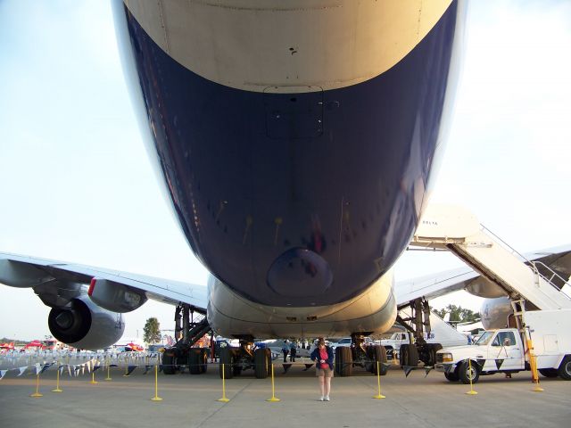 — — - Airbus 380 in Oshkosh 2009, look at the Dihedral on those wings.