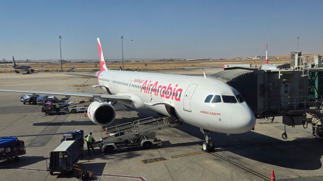 Airbus A321 (A6-ATC) - Flies from Sharjah, UAE to Amman Jordan