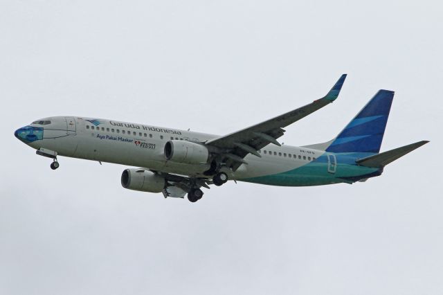 Boeing 737-800 (PK-GFQ) - "Ayo Pakai Masker" livery