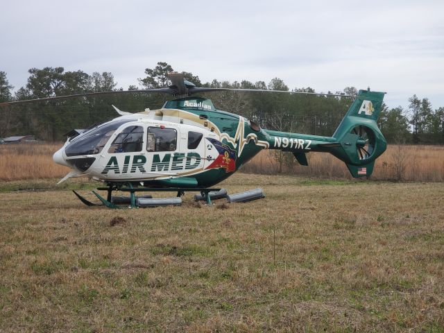 Eurocopter EC-635 (N911RZ) - On a scene call, outside of Deridder, LA.