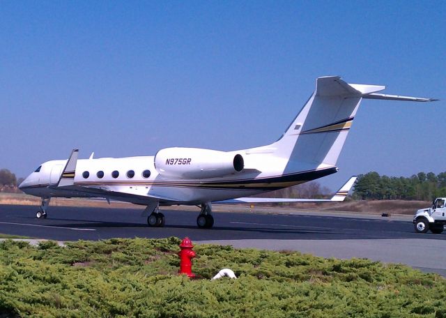 Gulfstream Aerospace Gulfstream 3 (N975GR) - At KJQF (photo by Walter R.)- 3/18/11