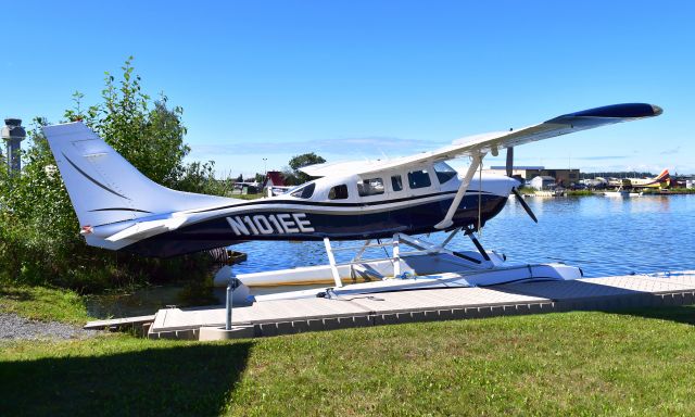 Cessna 206 Stationair (N101EE) - Cessna TU206G Turbo Stationair N101EE in Anchorage Lake Hood Seaplane Base