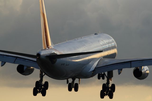 Airbus A330-300 (4R-ADB) - Landing runway 27R at LHR.